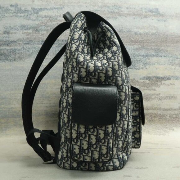 100% Authentic Dior Navy & Black Cloth Backpack - Picture 4 of 12